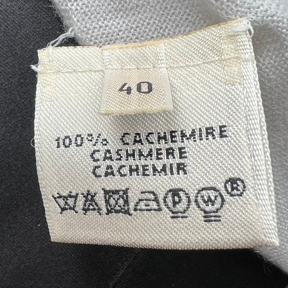 Hermes Finest Second Skin Cashmere Cloud Gray Womens Pullover Sweater EU Size 40 - Picture 13 of 14